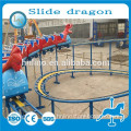 LINORIDES 20 seats slide dragon roller coaster! Amusement rides mini electric track train for sale